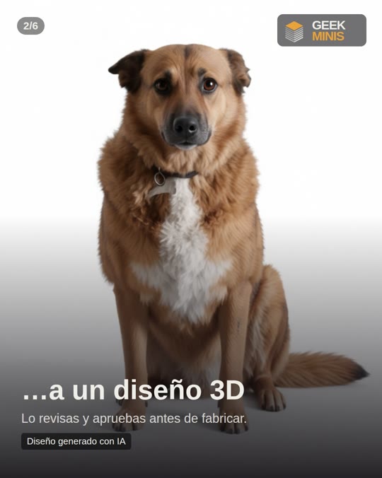 Diseño 3D (generado con IA) que el cliente aprueba